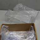 4 Pack Acrylic Risers Display Stands, Display Stands for Collectibles, Clear Acrylic Shelf for Show Decor Display, Toys, Cupcake (9.2 x 3 x 5 inches)