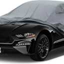 Premium Car Cover Custom Fit Ford Mustang, 16 Layers Heavy Duty Car Cover Waterproof All Weather with Zipper Door for Sun Rain Snow Dust Uv Protection