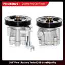 PHOBOOS Power Steering Pump Compatible with Nissan Altima 2002-2006, Maxima 2004-2008, Quest 2004-2009, V6 3.5L, with Pulley & Outlet, Smooth Steering, Low Noise, High Durability, Ref. 96-5407