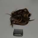 REECHO Invisible Wire Hair Extensions with Thinner Softer Lace Weft (Chocolate Brown with Blonde Highlights, 12 Inch (Pack of 1))