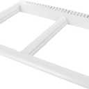Smart Choice 240364787 Refrigerator Shelf Frame/Crisper Drawer Cover (No Glass) White, Impact Resistant Replacement Compatible with Frigidaire 240364714 240364725, Fits Select Refrigerator Models