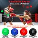 Soul Shift - Boxing Reflex Ball Dual Competition Set | 2 Adjustable Headbands + 2 Training Balls + App Included | Speed, Agility & Hand-Eye Coordination for Adults & Kids | MMA Training Equipment