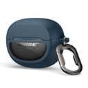SURITCH Case Cover for Bose Ultra Open Earbuds(2024), Shockproof Protective Cover for Bose Ultra Open Wireless Ear Earbuds Charging Case Accessories with Carabiner, Navy