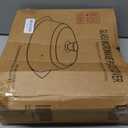 Leraze Tall Glass Microwave Splatter Cover for Food - Cookware & Bakeware Serving Dish Cover, Plate Guard Lid with Easy Grip Silicone Handle Knob - 100% Food Grade BPA Free & Dishwasher Safe - 10in