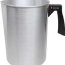 EricX Light Candle Making Pouring Pot, 4 pounds, Dripless Pouring Spout & Heat-resisting Handle Designed Wax Melting Pot, Aluminum Construction Candle Making Pitcher