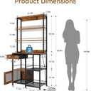 LIFECHOVY 67.7" Tall Bar Cabinet with Power Outlets