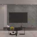3yecao 48"×197" Large Size Extra Wide Thick Grey Concrete Wallpaper Peel and Stick 3D Industrial Vinyl Matte Textured Removable Gray Concrete Contact Paper for Bedroom Bathroom Gym Office's Walls