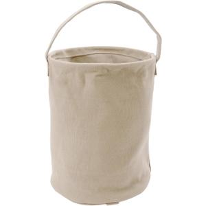 Rothco Canvas Water Bucket - Durable and Portable Container for Carrying Water, Tools, and Supplies. (Medium, Natural)