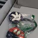 CHuangQi 2pcs Mouse Ears Headbands with Shiny Bow Double-sided Sequins Glitter Hair Accessories for Birthday Party Celebration (XC25-2)