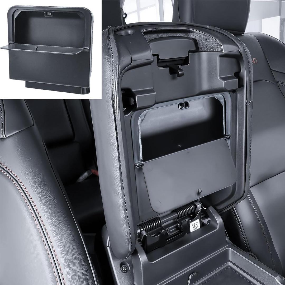 TACORBO Center Console Hidden Storage Organizer Compatible with Jeep Gladiator JT 2020-2024 and Jeep Wrangler JL/JLU 2018-2025, Wrangler 4XE One-Touch Armrest Hidden Secret Compartment Box