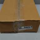 AuldHome Design Metal Christmas Tree Collar (23-Inch Diameter Base, Black); Enamelware Style Small Size for Short Trees and Pencil Trees