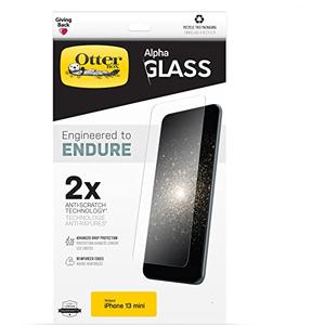 OtterBox ALPHA GLASS Screen Protector for iPhone 13 mini (ONLY) - CLEAR (GEN 1)