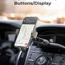 LISEN CD Phone Holder for Car iPhone 17 Adjustable CD Slot Phone Mount Holder Sturdy Cell Phones Holders for Your Car Accessories for Samsung Galaxy S25 S24 iPhone 16 15 Pro Max All Phones
