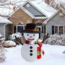 Snowman Decorating Kit, 16Pcs Christmas Snowman Decorating Making Kit Outdoor Fun Christmas Winter Holiday Party Decoration Gift, Xmas Holiday Winter Party snow man kit Outdoor Fun Supplies for Kids