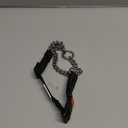 CollarDirect Martingale Dog Collar with Stainless Steel Chain and Quick Release Buckle - Reflective Collar for Large, Medium, Small Dogs - Black, Medium (Neck Size 14"-17")