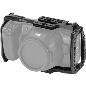 [New Version] SMALLRIG BMPCC 4K & 6K Cage for Blackmagic Design Pocket Cinema Camera 4K & 6K w/Cold Shoe, NATO Rail  2203