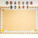 3 x Carson Dellosa We Belong 39Ft of Boho Bulletin Board Borders, 13 Strips of Scalloped Trim with Stripes and Polka Dots for Rolling Whiteboard, Cork and Posterboard, Nursery, Party, and Classroom Decor