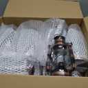 Hortsun 12 Pieces 8 Inch Vintage LED Hurricane Lantern 12 Warm LEDs and Dimmer Switch Battery Operated Farmers Hanging Lantern for Indoor Outdoor Camping Usage Decor