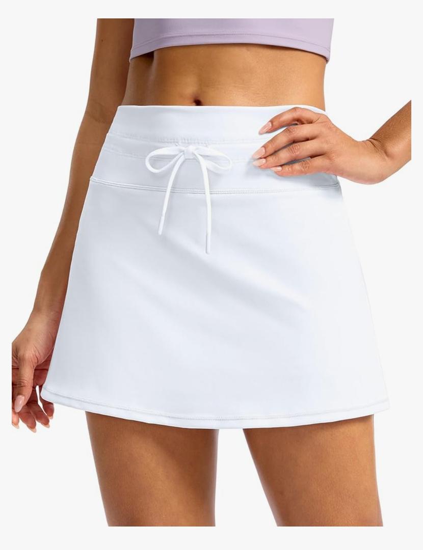 Soothfeel Tennis Skirts for Women High Waisted Golf Skirt Pickleball Running Casual Athletic Skorts for Woman with Pockets XL