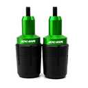 MOWOK Fit for KAWASAKI zx10r zx-10r ZX10RR 2016-2025 Motorcycle Accessories Crash Protector Engine Guard Falling Protection Pad Frame Sliders (Green) Missing Black Detail