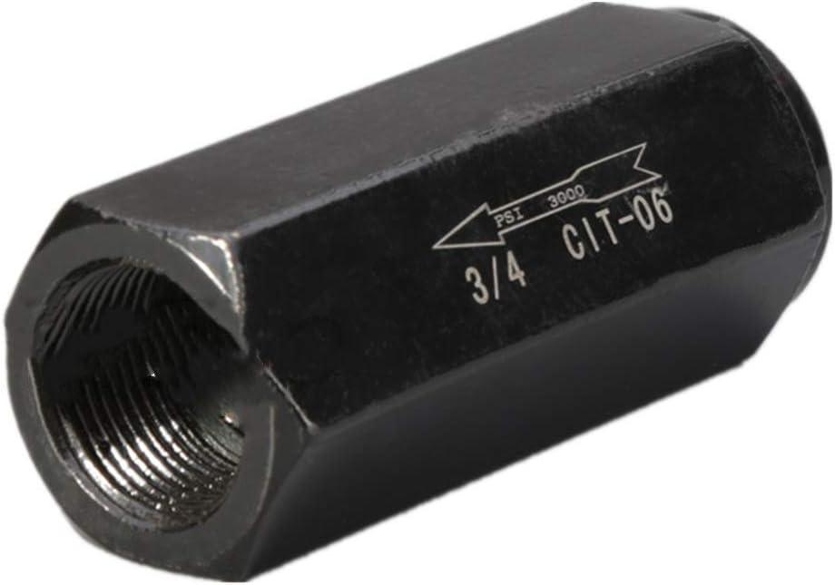 HCV 3/4" NPT Hydraulic Check Valve, Carbon Steel Body, 3000 PSI, Single Way, For Water Oil Gas