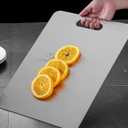 Titanium Cutting Board - 2025 New Upgrade 100% Pure Titanium Cutting Boards for Kitchen Double Sided Titanware Cutting Board,Hygiene Durable Dishwasher Safe Chopping Board,1PC (12"L x 9"W)