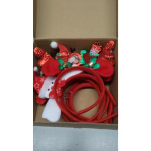 Christmas Set, Glitter Holiday Party Accessories for Adults & Kids, Funny Christmas Decorations & Party Favors for Christmas Games and Photo Booth Props