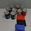 12 Pcs Halloween Party Games for Kids Adults Halloween Carnival Bean Bag Toss Games Metal Cans with 3 Bean Bags in Gift Box Boo Basket Stuffers Gifts for Holiday Trick or Treat Party Supplies