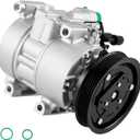 AEagle AC Compressor with Clutch Air Conditioning Fit for 2012-2014 Hyundai Accent (without Automatic Temperature Controls)