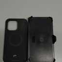 M MYBAT PRO Maverick Series iPhone 15 Pro Max Case with Belt Clip Holster,[Compatible with Magsafe] w/Screen Protector,Anti-Drop,Shockproof,with 360Rotating Kickstand,Heavy Duty Protection Black