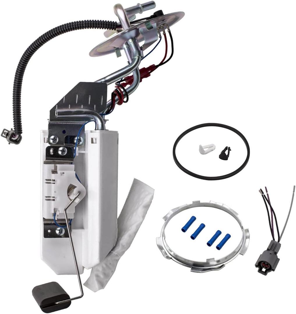 Electric Fuel Pump Assembly Replacement for Compatible with 1990 1991 1992 1993 1994 1995 1996 Ford F150 F250 F350 1997 F-250 HD (After Axle Tank; Steel Tank; 18 Gal Tank) Replaces SP2007H
