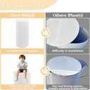 5 Pcs Metal Pleated Cylinder Pedestal Stands for Party, Heavy Duty White Round Cake Pedestal Stand Flower Plant Display Plinth Pillars for Wedding Birthday Event Decor