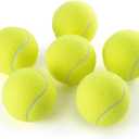 PHOEPET 6-Pack Tennis Balls for Beginner Training Practice- Bulk Dog Balls for Fetch Chew Toys(Neon Yellow) (Medium 2.5"- 6 Pack)