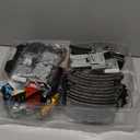 Slot Car Race Track Set, 19ft Electric Track with LED Lights and 4 Slot Cars, 2 Hand Controllers and Racing Game Lap Counters, Set Features Loop, Turns, and Crossover for Boys Age 6-12