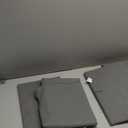 Amazon Basics Under Bed Fabric Zipper Blanket Storage Container Bags with Window and Handles, 2-Pack, 18 x 42 x 6 inches, Gray