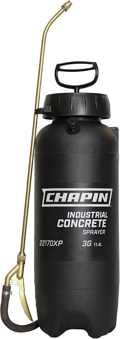 Chapin International 22170XP 3 Gallon Industrial Concrete Sprayer for Curing Compounds, Form Oils, Waterproofing and Coatings