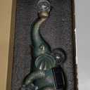 IDEA SHOW Solar Outdoor Garden Decor, Elephant Statue with Lantern, Yard Ornament and Lawn Decoration, Birthday Housewarming Gift for Mom, Wife, Gardeners