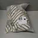 GORGLITTER Women's Striped Long Skirt Elastic Waist A Line Flowy Pinstripe Maxi Skirts with Pockets Causal Fall Outfits Black and White X-Large