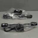 2-Light Black Bathroom Vanity Light FixturesModern Industrial Wall Light Fixtures with On/Off Switch Cord, Plug in Wall Sconce Set of Two for Living Room Bathroom Farmhouse Dining Room