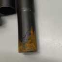 Corner Shower Caddy Tension Pole: Adjustable Rustproof 4-Tier Inside Bathroom Organizer - 47-121 inch Quick Installation Bathtub Shelves for Shampoo Storage - Rod Floor Standing Bath Rack - Black