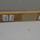 No Drill Cordless Vinyl Mini Blinds,White,21.5" W x 64" H