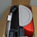 35pcs Kitchen Toy Set, Toy BBQ Grill Set, Cooking Toy Set, Little Chef Play, Kids Grill Playset Interactive BBQ Toy Set, Kids Kitchen Playset Toy Christmas Birthday Gift for Boys Girls (Black and Red)