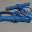 21 Fitness Resistance Bands-4 Tube Pedal Ankle Puller - 2023 New Sit up Leg Stretch Rope Exercise Bands with Handles, Stretching Workout Fitness Bands for Arm Weights Exercise Equipment (Blue)