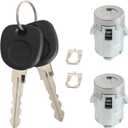 Door Lock Cylinders & Keys for Exterior Door Handle Compatible with 2001-2007 Classic Chevrolet Chevy Silverado/GMC Sierra 1500 2500 3500 Avalanche Suburban Tahoe Yukon