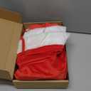 Xuniea 35 x 28 Inch Extra Large Christmas Bags Giant Jumbo Santa Sack Big Red Velvet Drawstring Gift Bags Christmas Heavy Duty Sacks for Gift Present Xmas Party Favors Supplies (1 Count (Pack of 1))