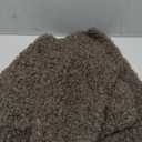 MIULEE Pack of 2 Faux Fur Chocolate Throw Pillow Covers 18x18 Inch Boucle Decorative Sherpa Pillow Covers Fuzzy Accent Soft Sheepskin Fleece for Boho Home Decor Sofa Living Room Couch Bed