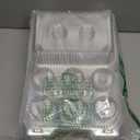 Plastic Cupcake Containers Boxes | 6 Compartment  50 Pack | Disposable High Dome Dozen Cupcake Holder With Lid Bulk | Extra Sturdy Stackable Cupcake Boxes | Durable Muffin Packaging Transporter To Go