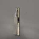 SUPRUS Electric Lighter Arc Windproof Flameless USB Rechargeable Lighter with Safety Lock for Candle BBQ Camping (Champagne Gold)