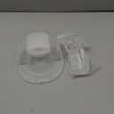 Wearable Breast Pump Replacement Parts, Milk Collector Cup, Compatible with Lansinoh Discreet Duo Nuliie S32 Pump, Include Duckbill Valve, 24mm Flange, Silicone Diaphragm, Linker, 15mm Flange Inserts