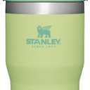 Stanley IceFlow Flip Straw Tumbler with Handle | Twist On Lid and Flip Up Straw | Leak Resistant Water Bottle | Insulated Stainless Steel | BPA-Free (30 Ounces, Citron)